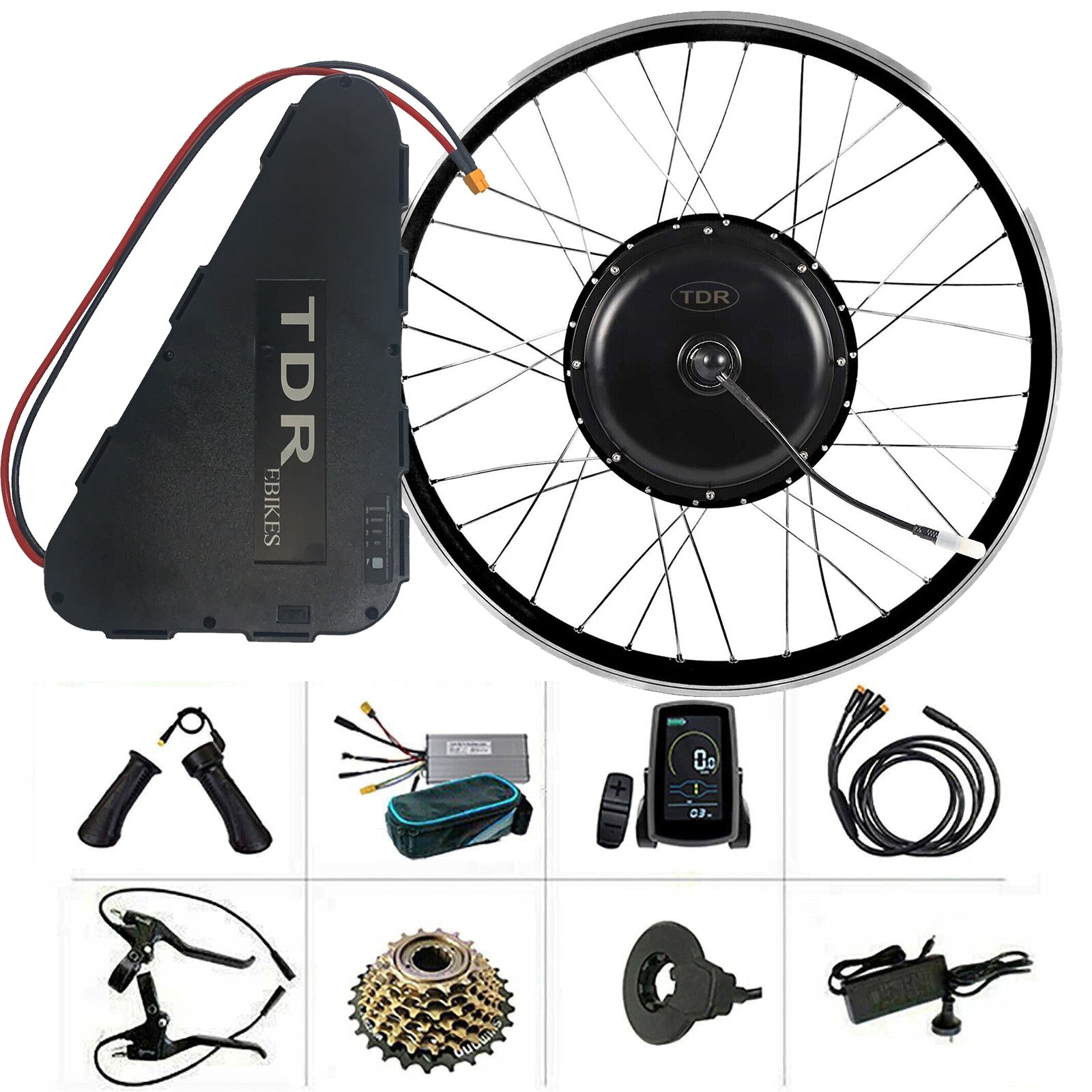 28 29 700C 1500W Rear Ebike Electric Bicycle Conversion Kit 48v 20 TDRMOTO