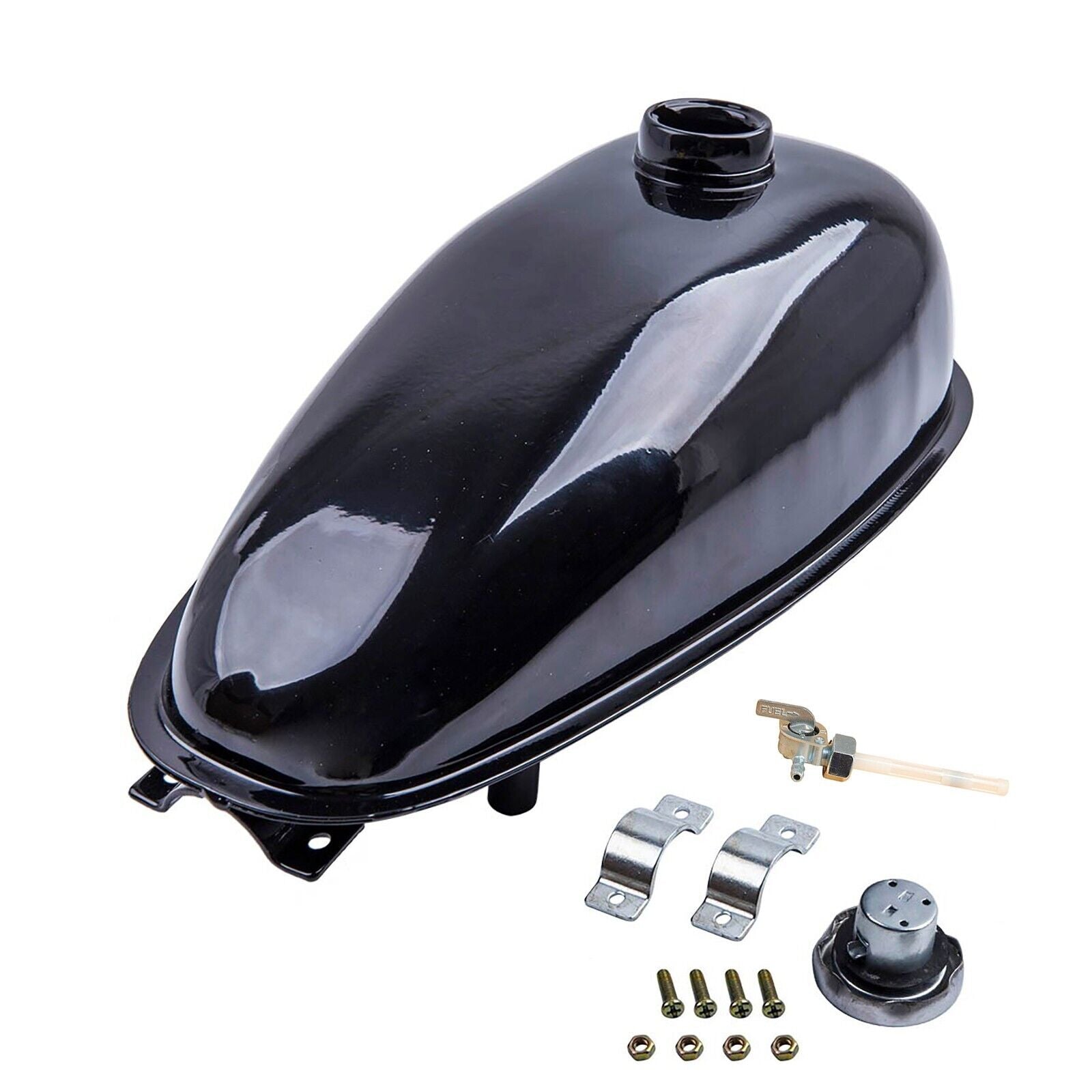 fuel tank for motorized bicycle