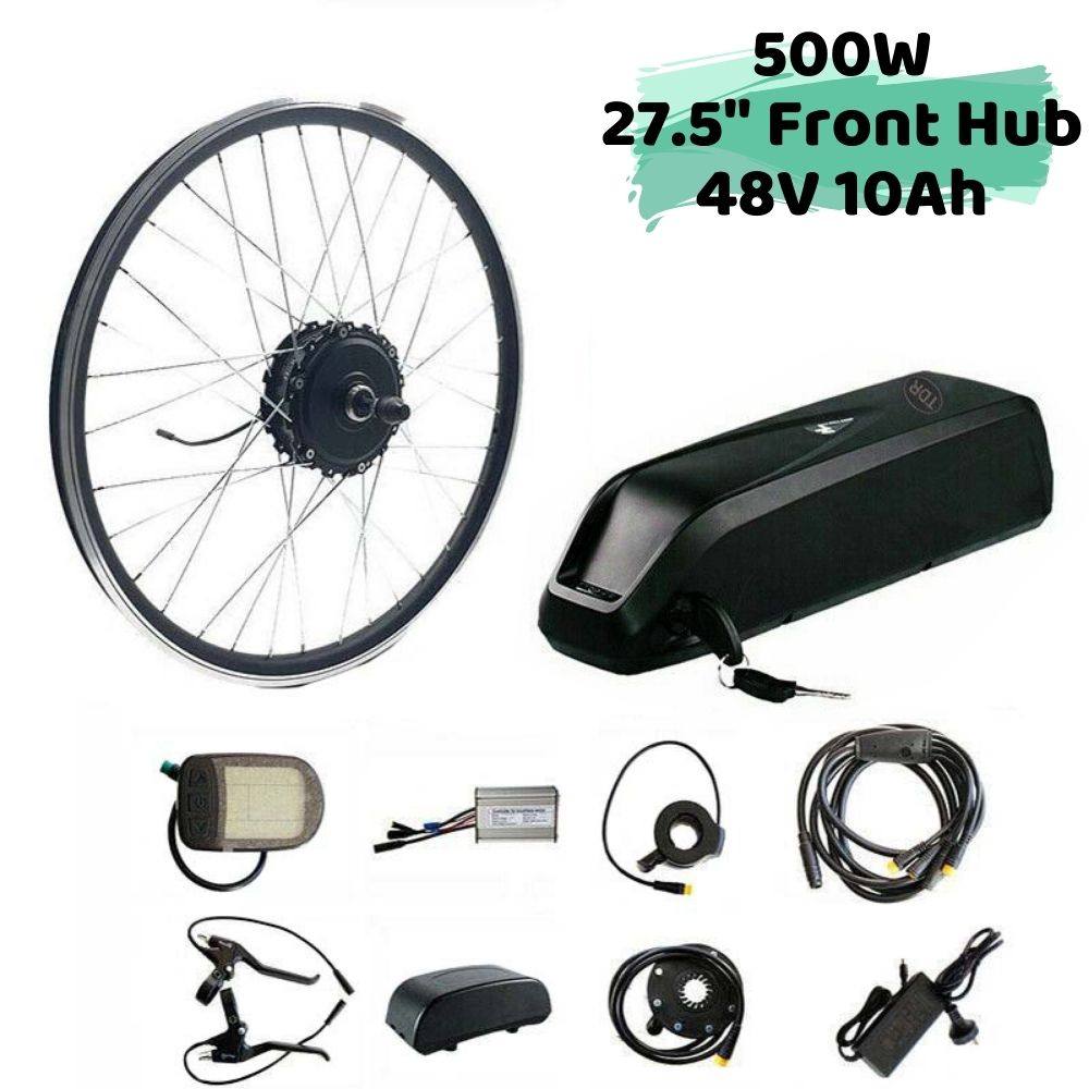 Electric bike front clearance hub motor