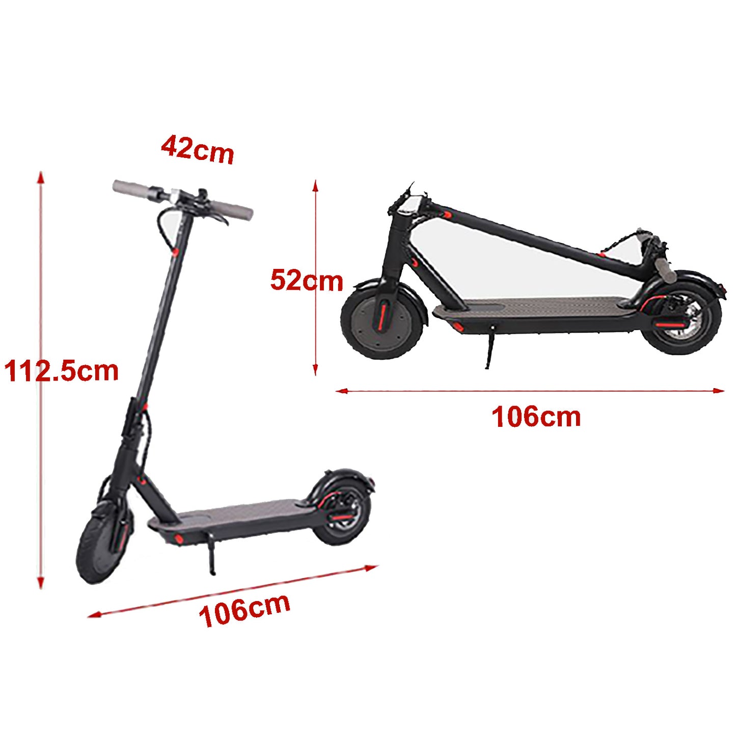 Ruitoo M1 Electric Scooter, 350W 36V 10.4Ah e-scooter