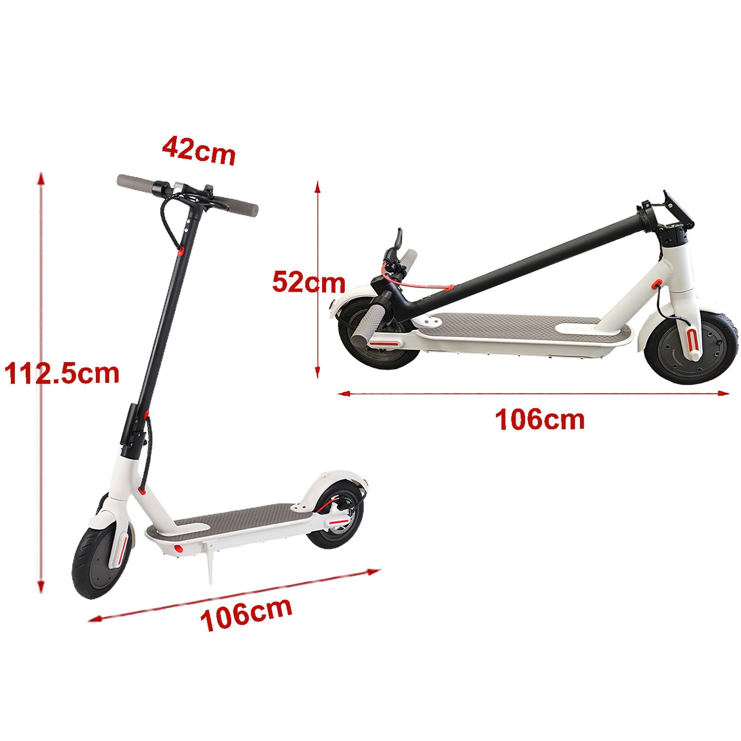 Ruitoo M1 Electric Scooter, 350W 36V 10.4Ah e-scooter