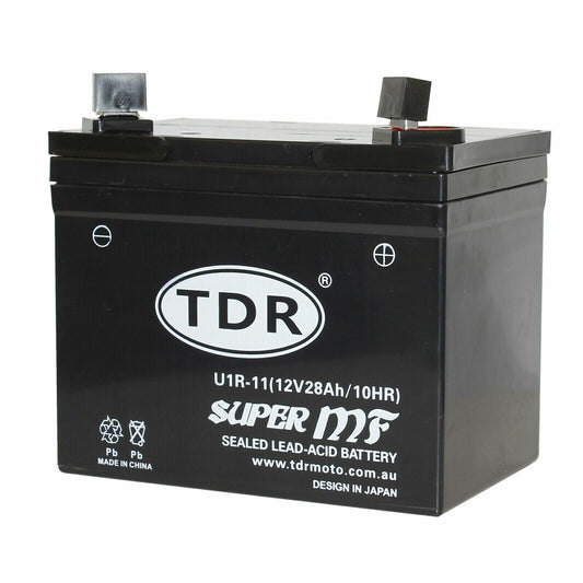 U1R-11 12V 28Ah 330CCA Battery For Toro MTD Cox John Deere Husqvarna Ride-On Mower