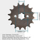 428 16T 17mm Front Sprocket