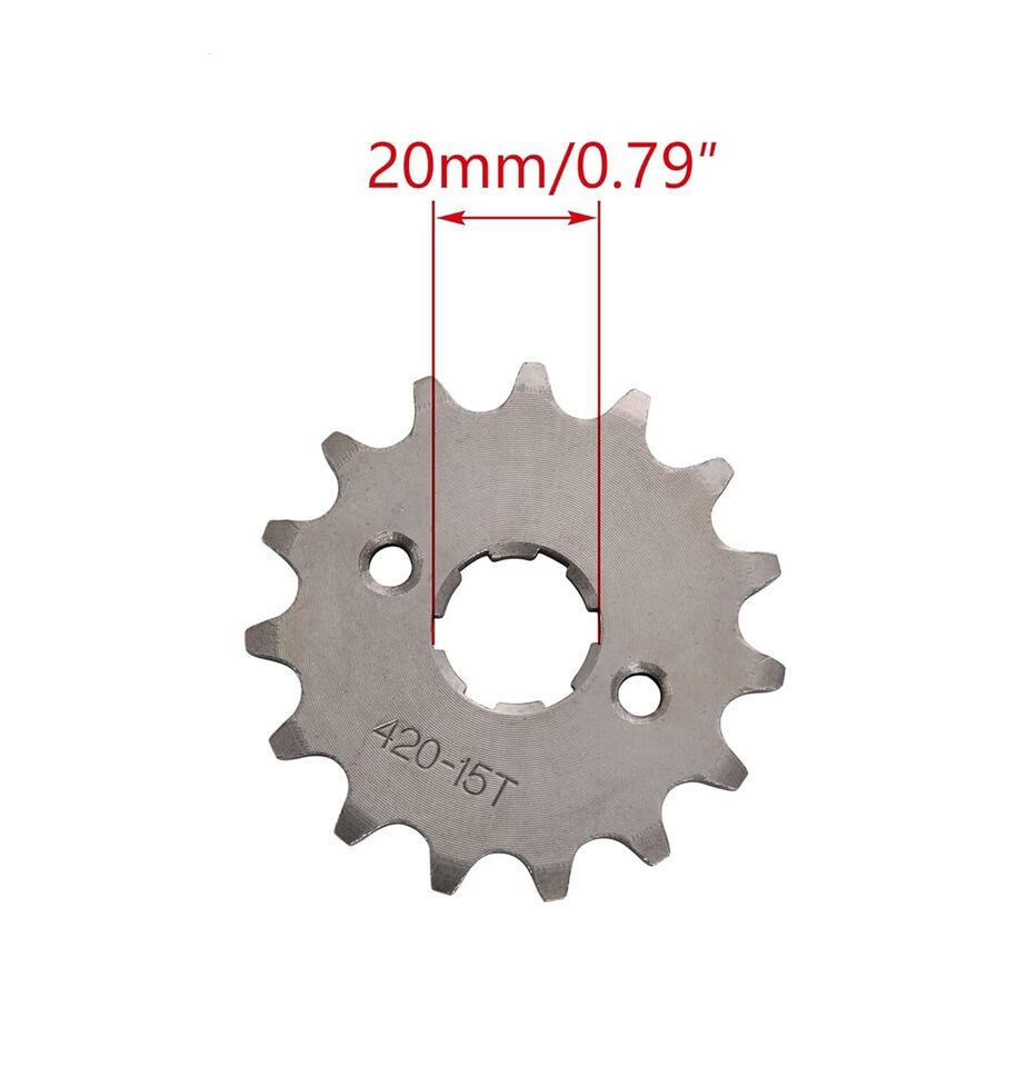 420 15T 20mm Front Sprocket