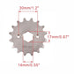 420 16T 17mm Front Sprocket