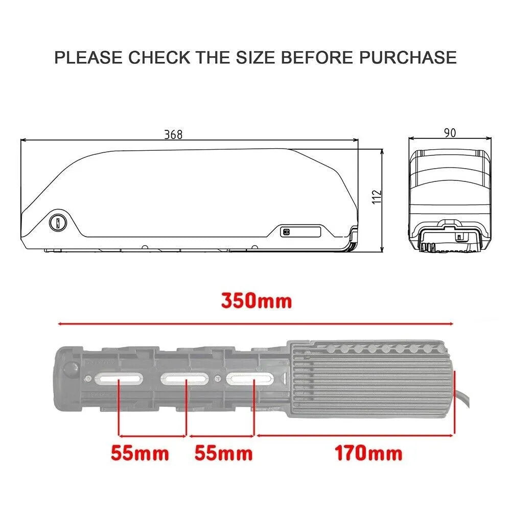 750W 26" Rear Hub 48V 13Ah Battery Electric Bike Conversion Kit