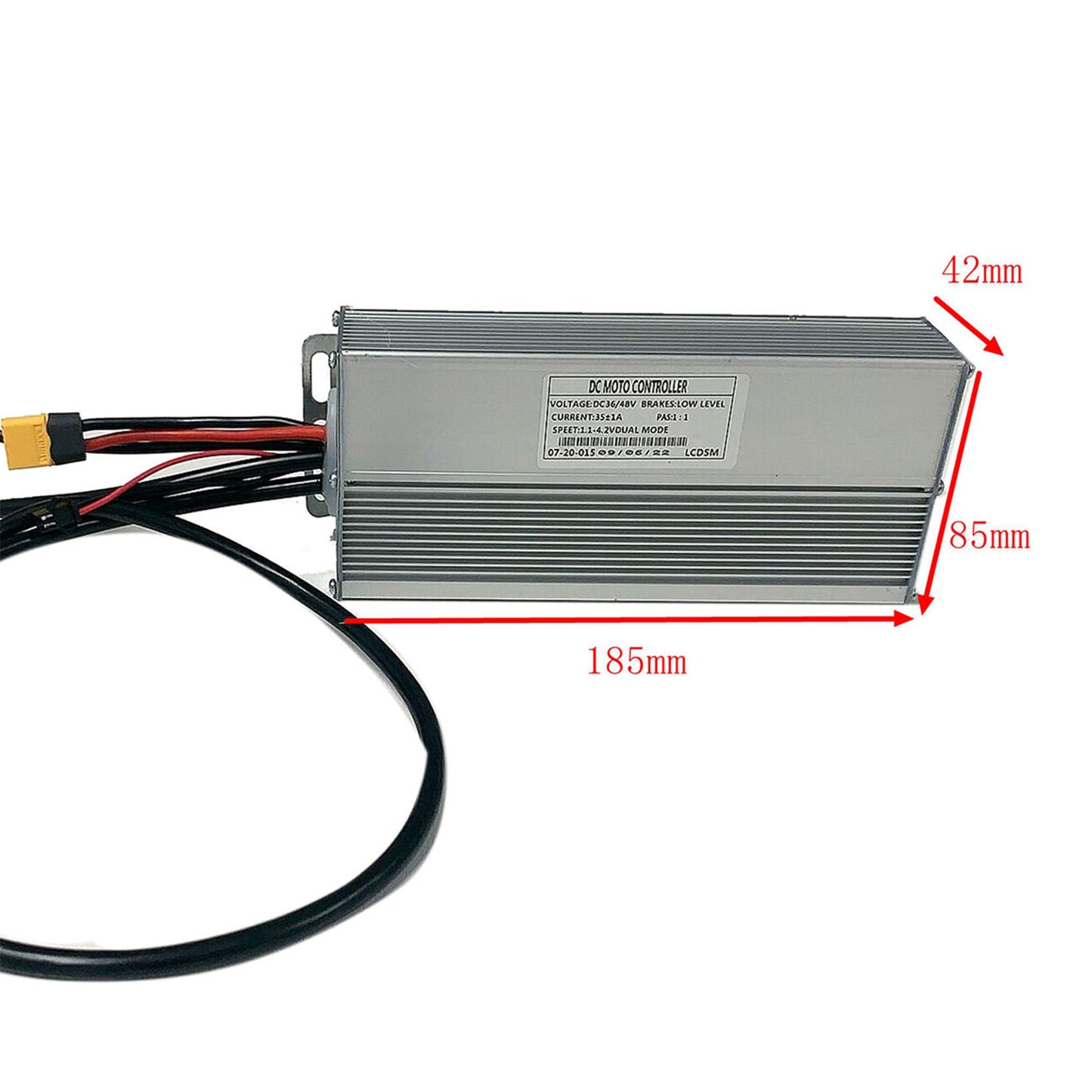 48v 35A DC Motor Controller For 1000w 1500w electric Bicycle 9 Pins