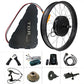 Electric Bike Rear Conversion Kit 1500W 26" 20Ah FAT TYRE Battery Bicycle EBike