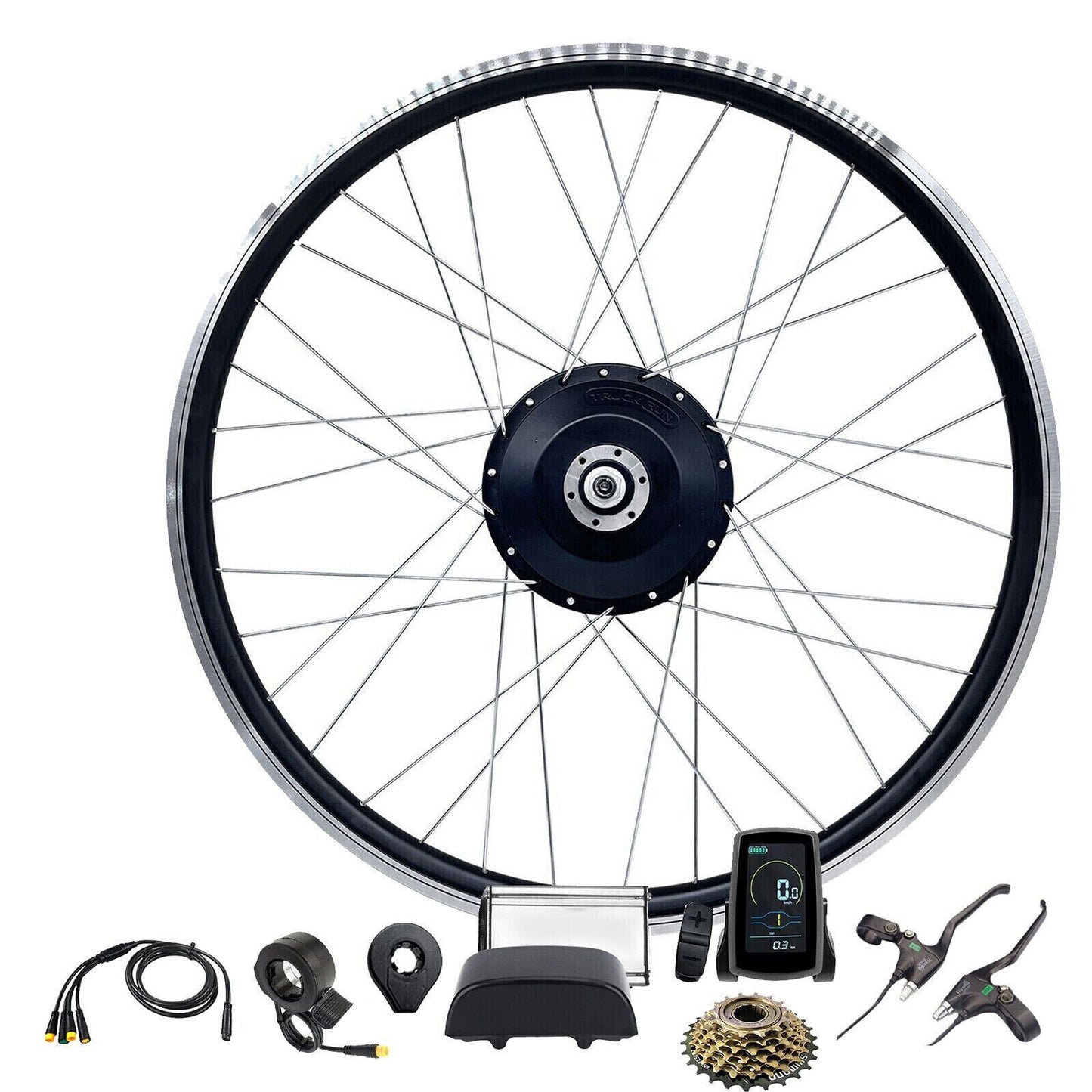 28"/29''/700C 48V 500W Rear Wheel Hub Motor Conversion Electric Bike Bicycle Kit