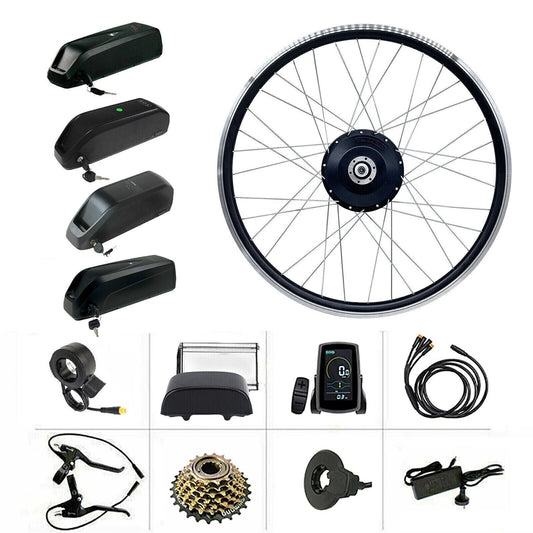 26" 48V 500W Rear Wheel Hub Motor Conversion Electric Bike Bicycle Kit