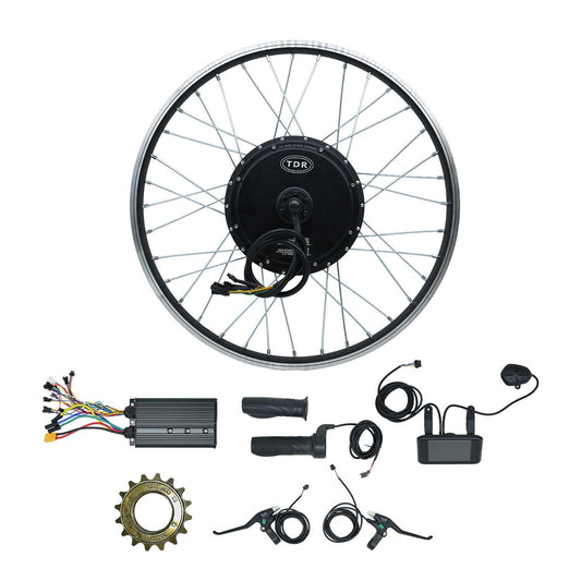 72V 3000W 27.5'' Rear Hub Electric Bike Conversion Kit Max 90km/h (No Battery)