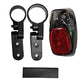 Bicycle Tail Light Rear Light Fender Mudguard LED Light with AAA Battery