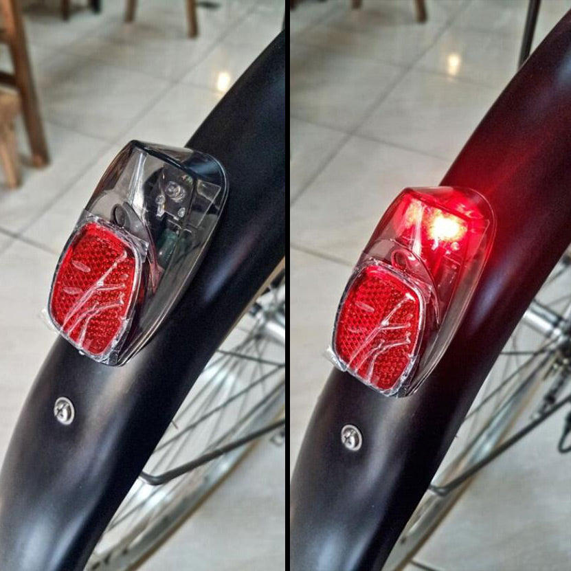 Bicycle Tail Light Rear Light Fender Mudguard LED Light with AAA Battery