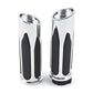 Chrome Custom Motorcycle 1'' Hand Grips Handle Bar End For Harley Honda Yamaha