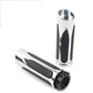 Chrome Custom Motorcycle 1'' Hand Grips Handle Bar End For Harley Honda Yamaha