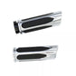 Chrome Custom Motorcycle 1'' Hand Grips Handle Bar End For Harley Honda Yamaha