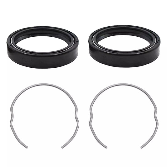 Motorcycle Fork Oil Seals 33mm x 45mm x 10.5mm with Retaining Clips Kit