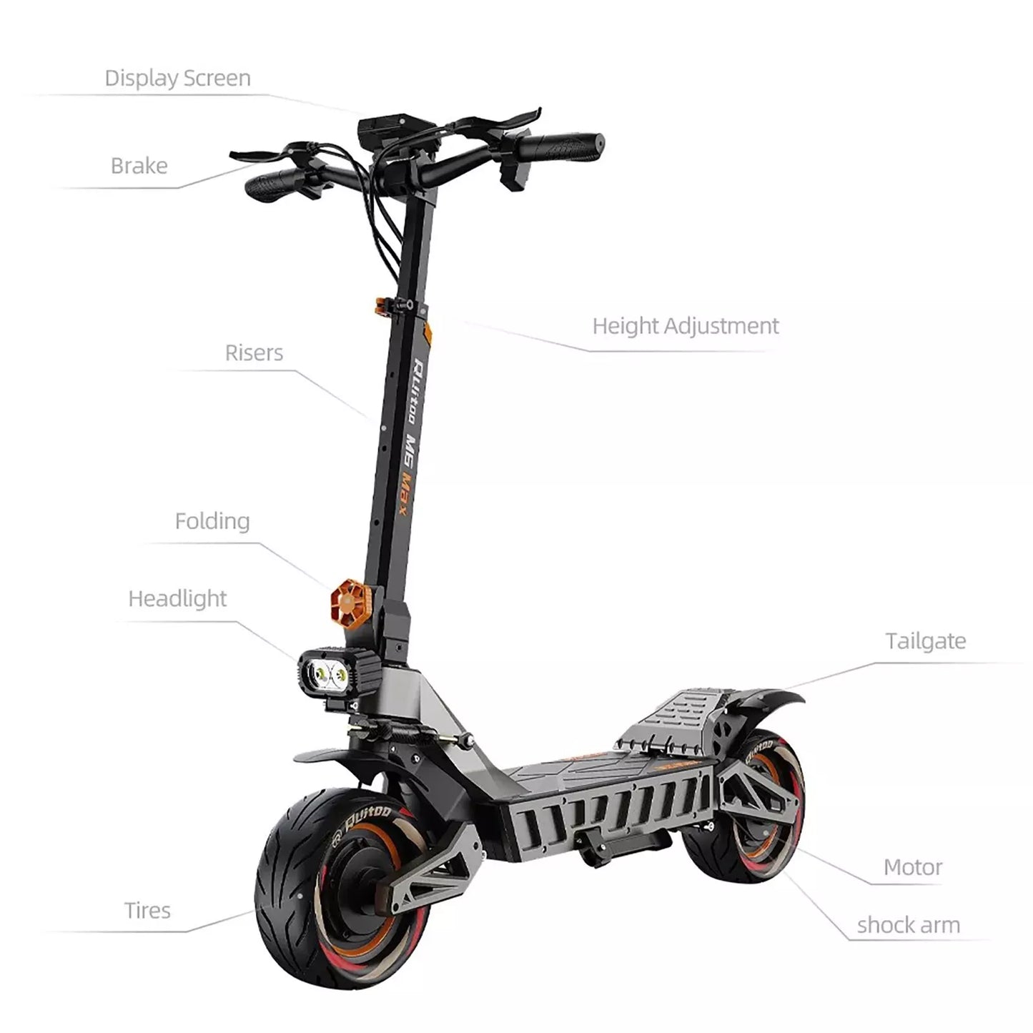 3000W M6 Max Electric Scooter 70 - 79KM/h Portable Foldable eBike dual 1500W Motor Off Road