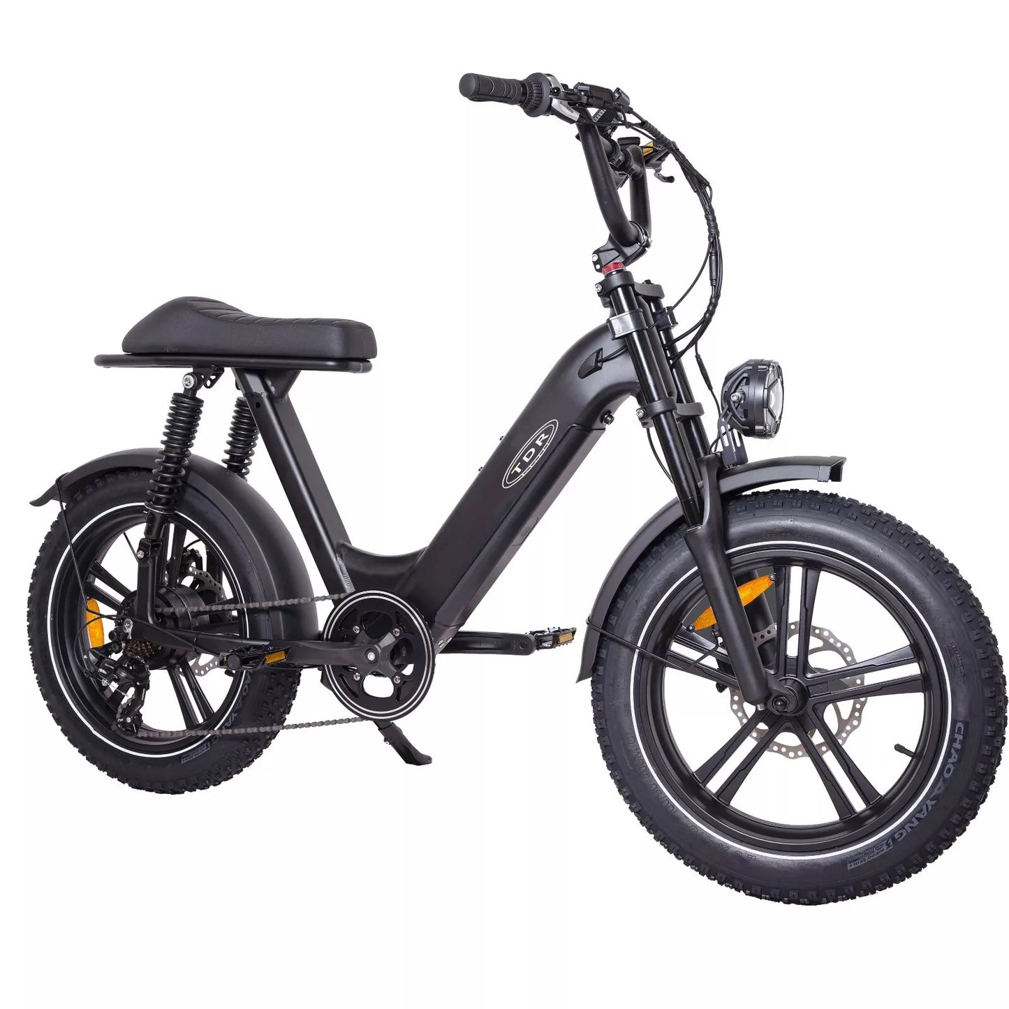 TDR Electric Bicycle Ebike 48V 750W Mountain Bike 15Ah Li-Ion Battery 20'' Fat Tyres