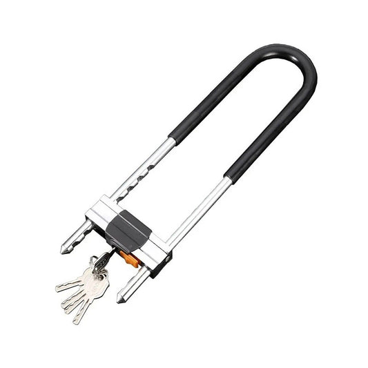 Heavy Duty D-Lock U-Lock Secure Anti Theft for Motorcyle Ebike Bicycle Dirtbike