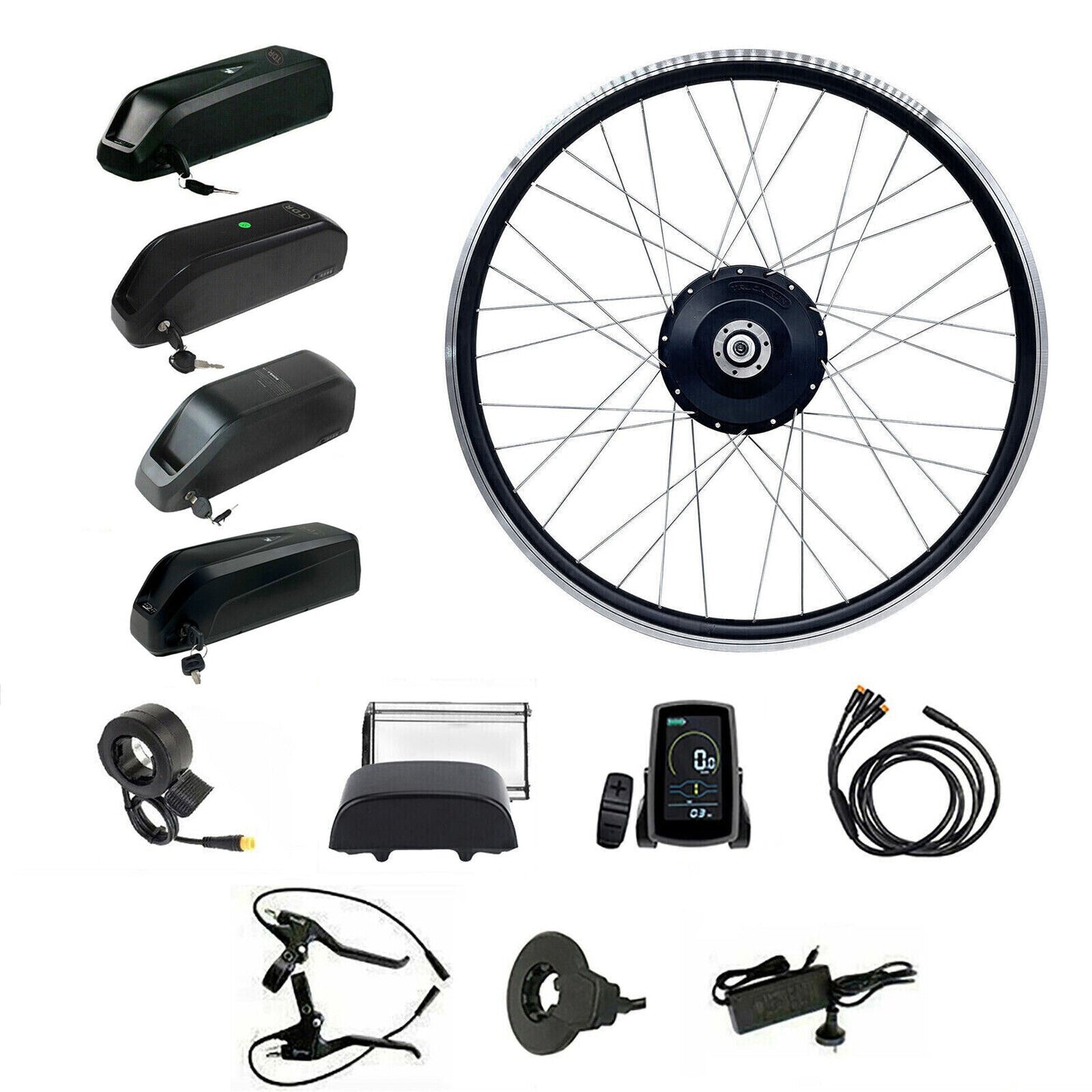 26" 48V 500W Front Wheel Hub Motor Conversion Electric Bike Bicycle Kit