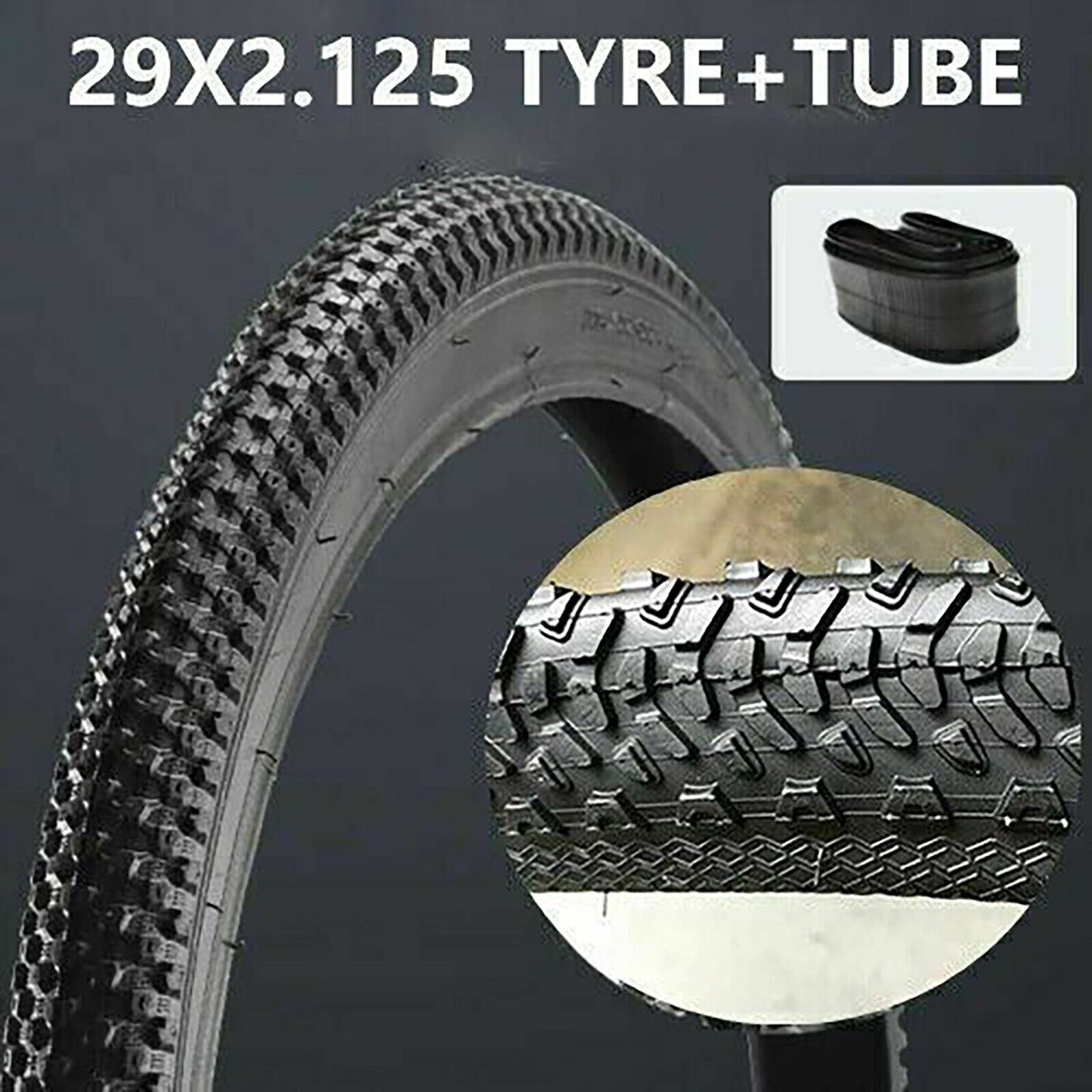 2pcs 29" x 2.125 Bike Tire + Tube Puncture Resistant MTB Bicycle Tyre