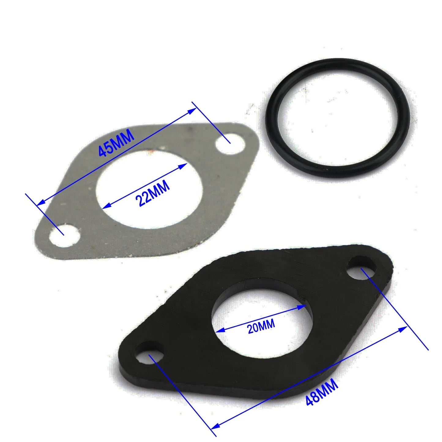 19mm Carb Carburetor Manifold Intake Gasket Spacer Seal For Pit Dirt ATV Quad