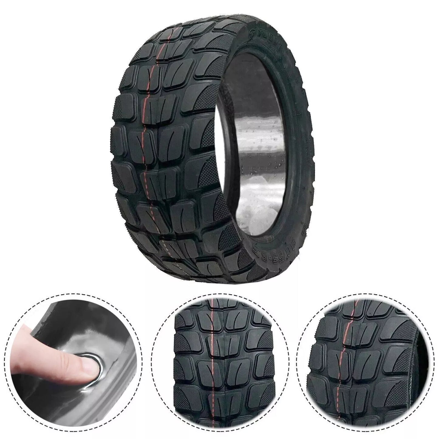 Self Repair 90/55-6.5 Electric Scooter Tubeless Tyre for 6.5" Dragon & Cyclone 10"