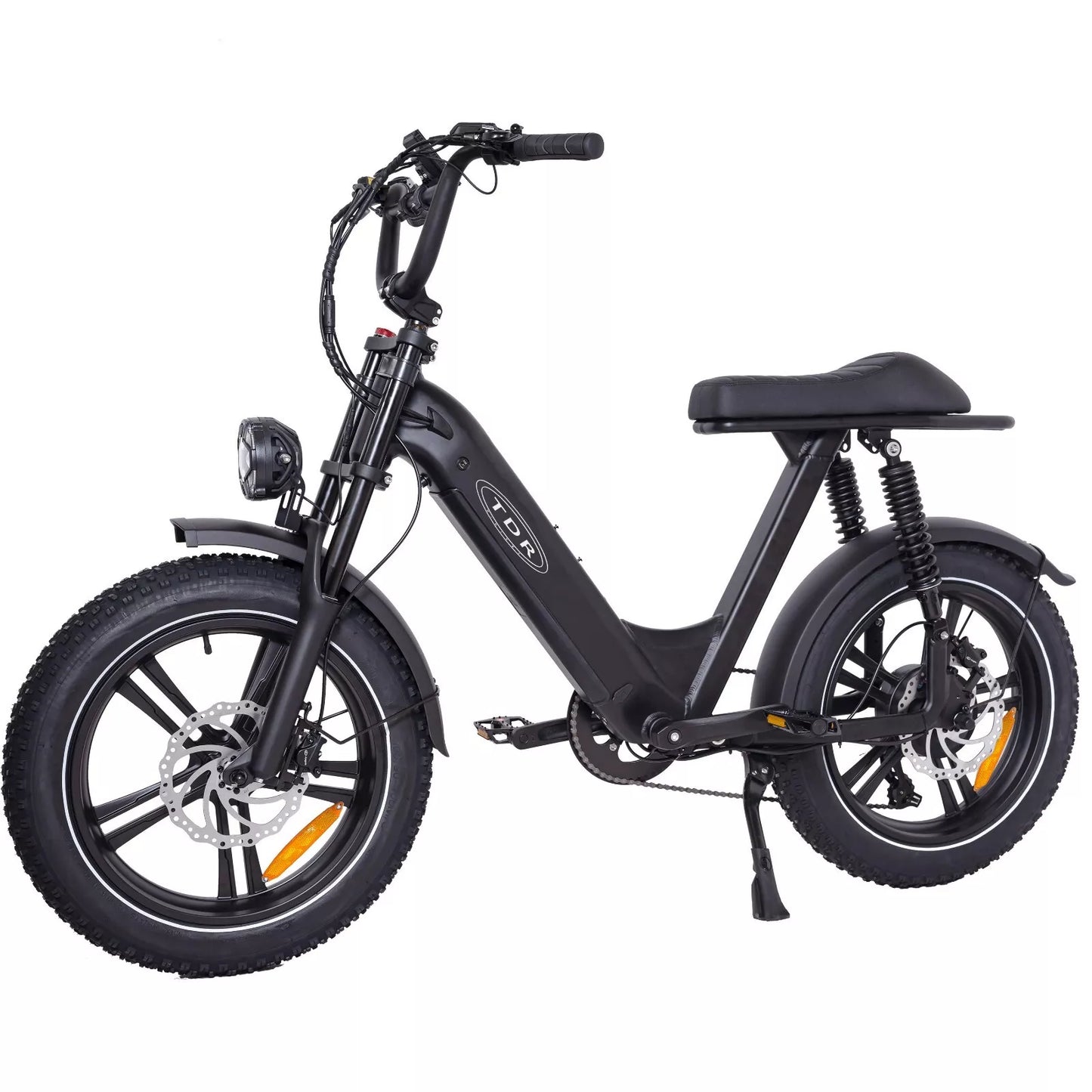 TDR Electric Bicycle Ebike 48V 750W Mountain Bike 15Ah Li-Ion Battery 20'' Fat Tyres