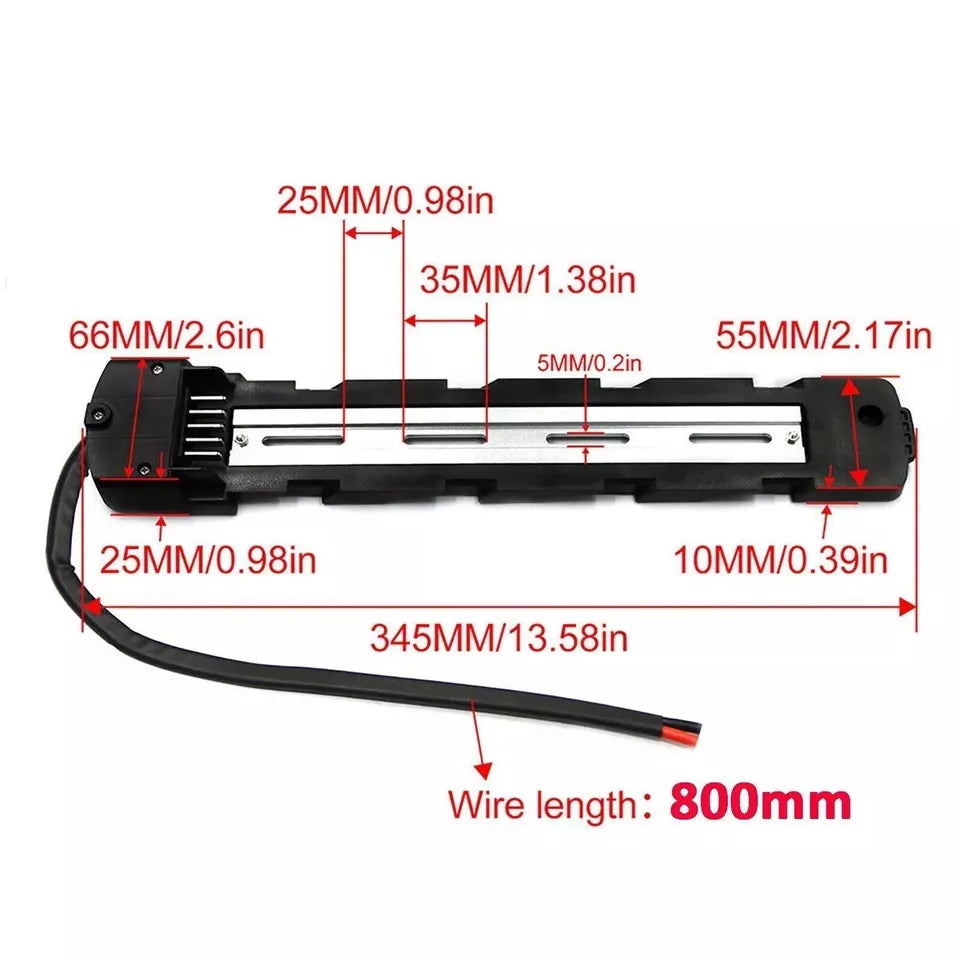 2000W 27.5'' Inch EBike Bicycle Conversion Kit 52V, Samsung Cell 20A Battery