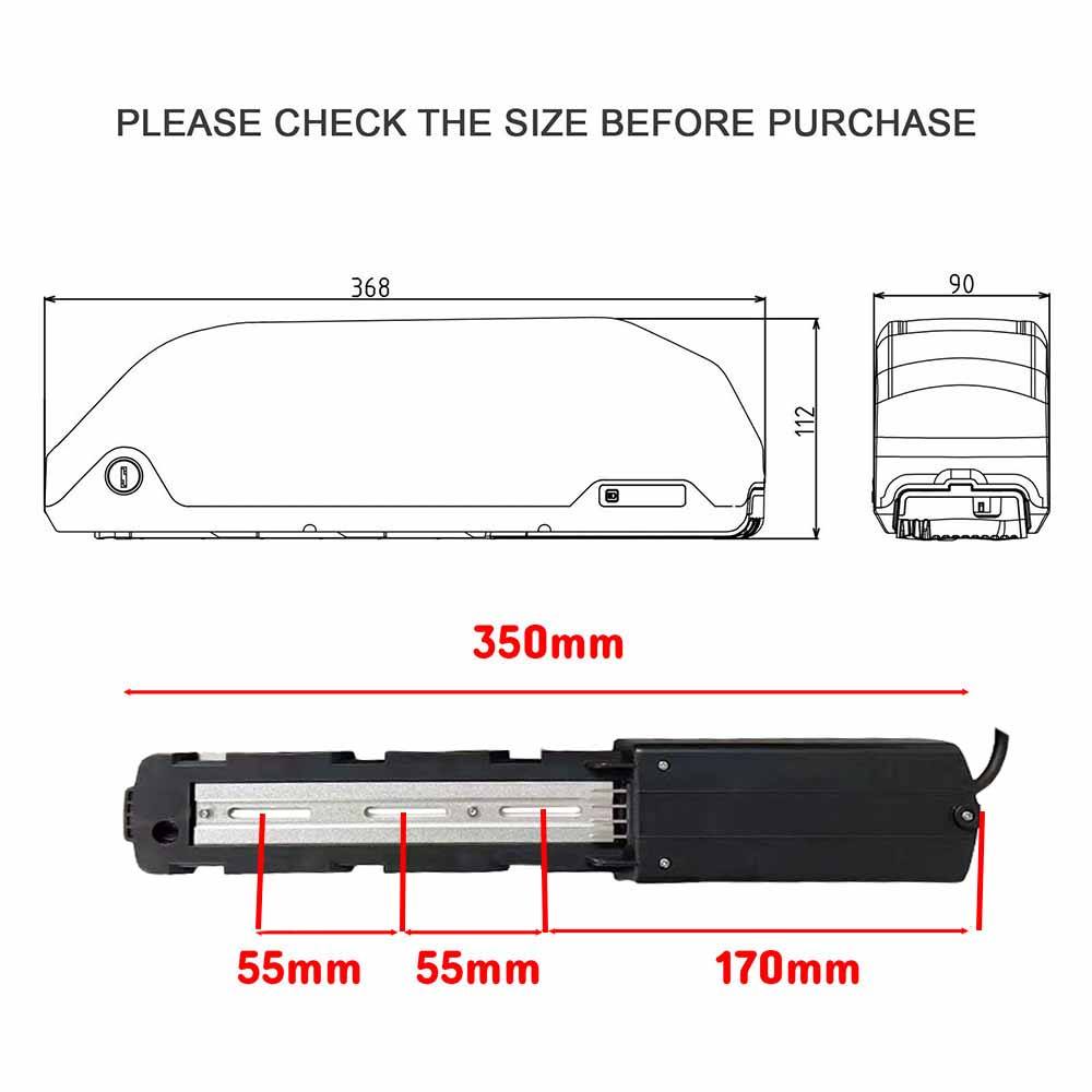 500W 27.5" Rear Hub 48V 13Ah Battery Electric Bike Conversion Kit - TDRMOTO