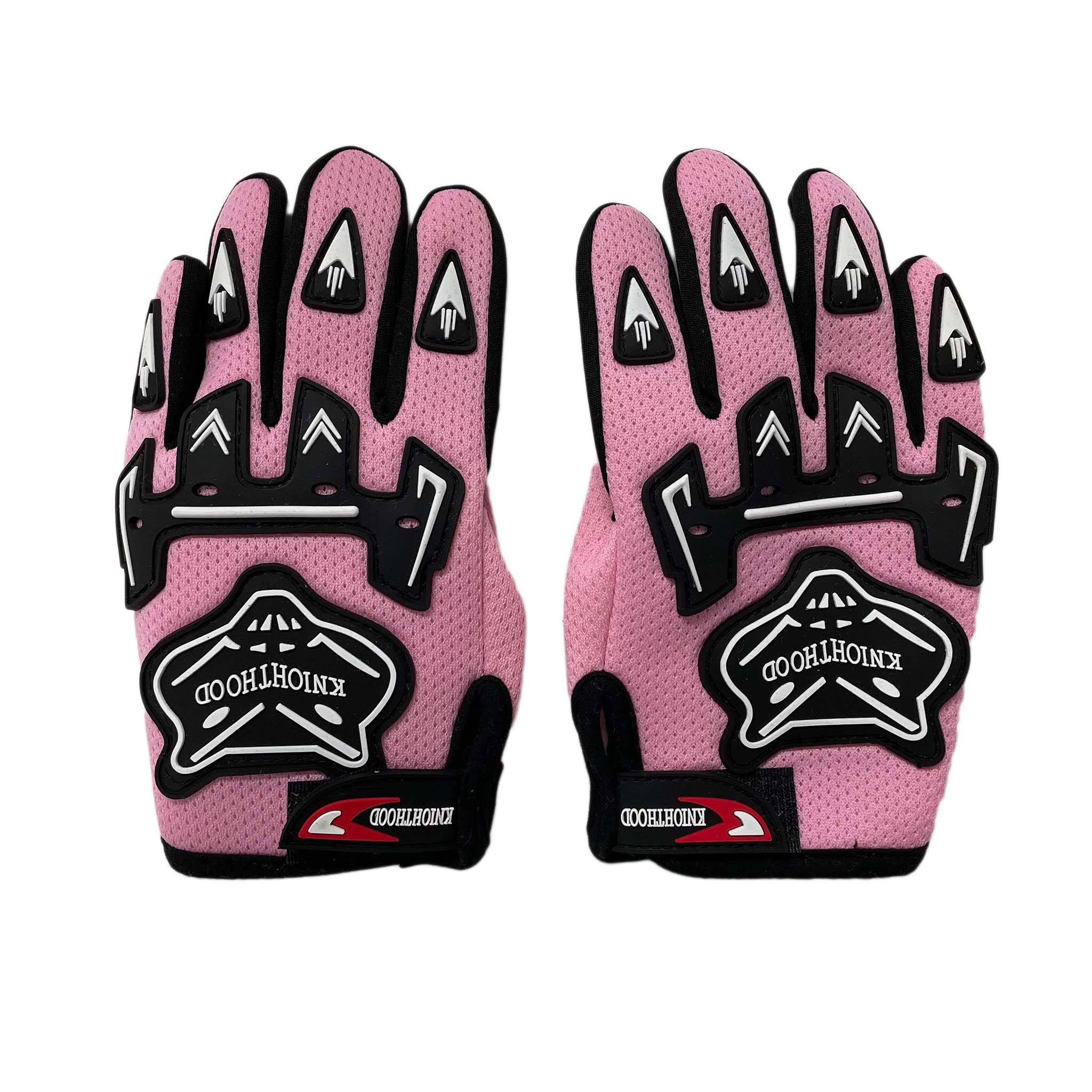 Kids Pink Bike Gloves Children Motorcycle Gloves MX Motorbike Motocross BMX MTB