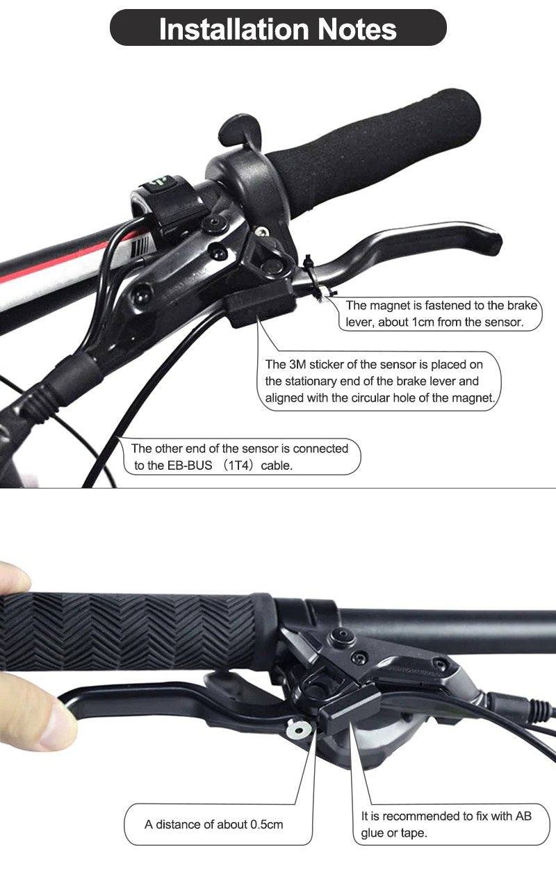 2pcs Electric Bike Hydraulic Brake Sensor 3 Pin Female Connector - TDRMOTO