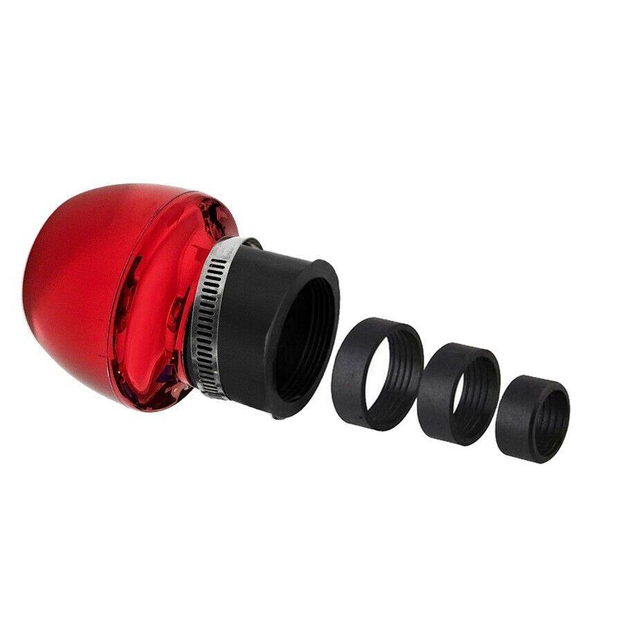 Red 28mm-48mm Universal Fitment Air Filter For Motorcycle Dirt Bike Pit Bike Quad ATV - TDRMOTO