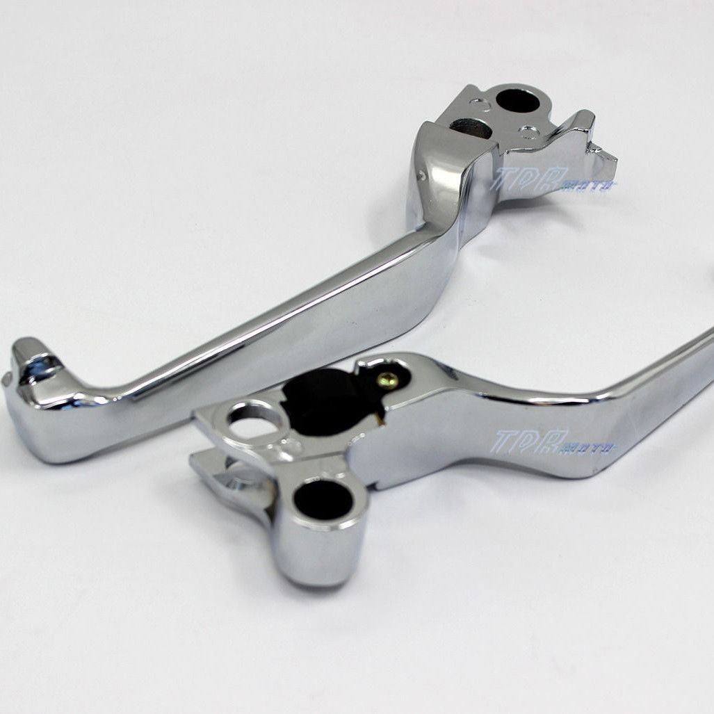 Clutch Brake Chrome Lever Levers for Harley Davidson Softail