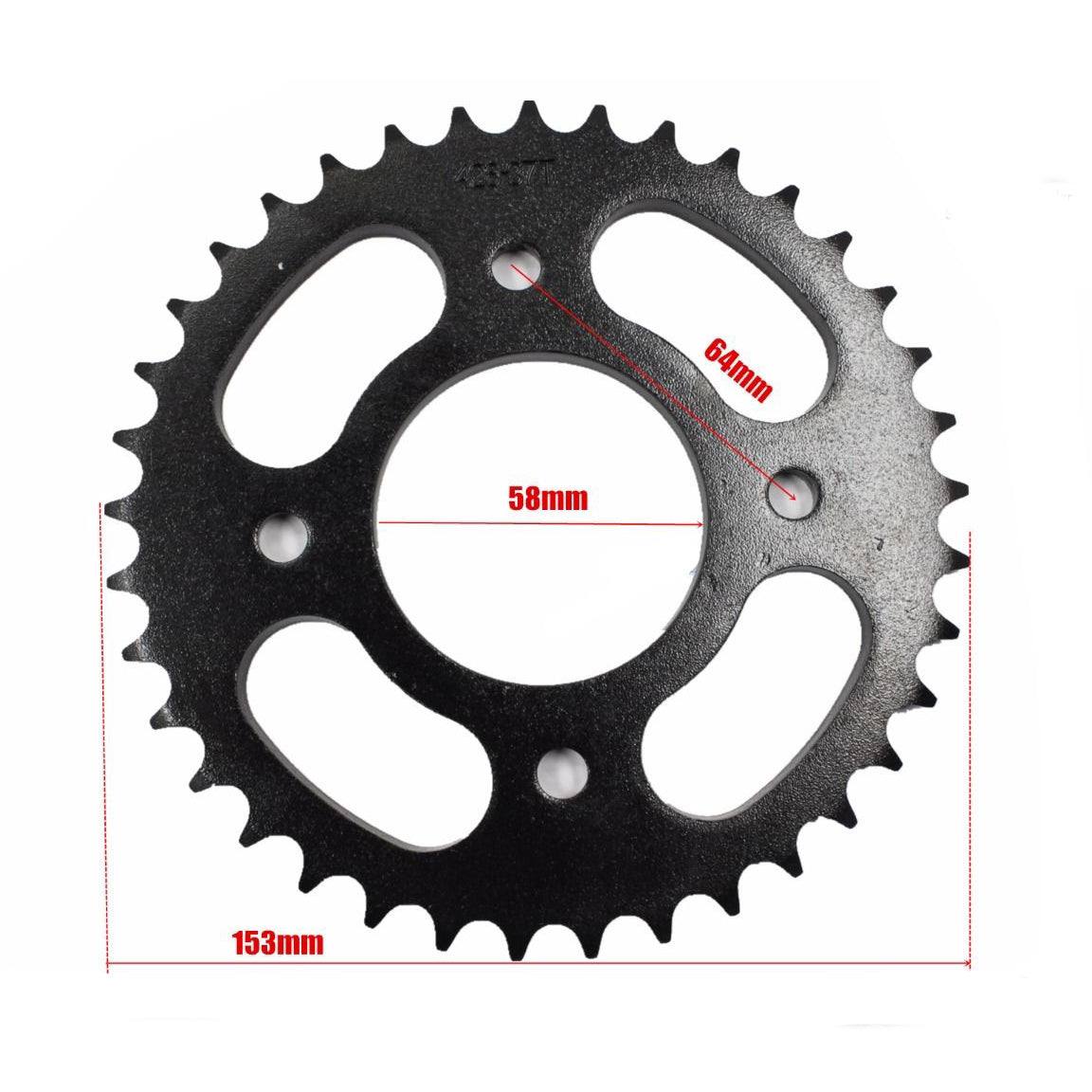 428 37T 58mm Rear Sprocket - TDRMOTO