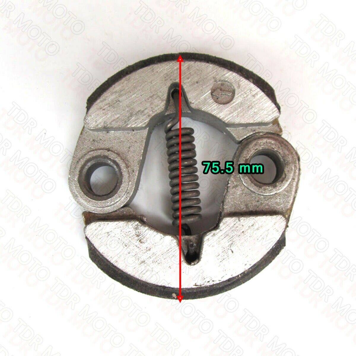 2 Shoes Clutch Plate 33cc 43cc 49cc 40-5 Scooter Pocket atv quad dirt Pit bike - TDRMOTO