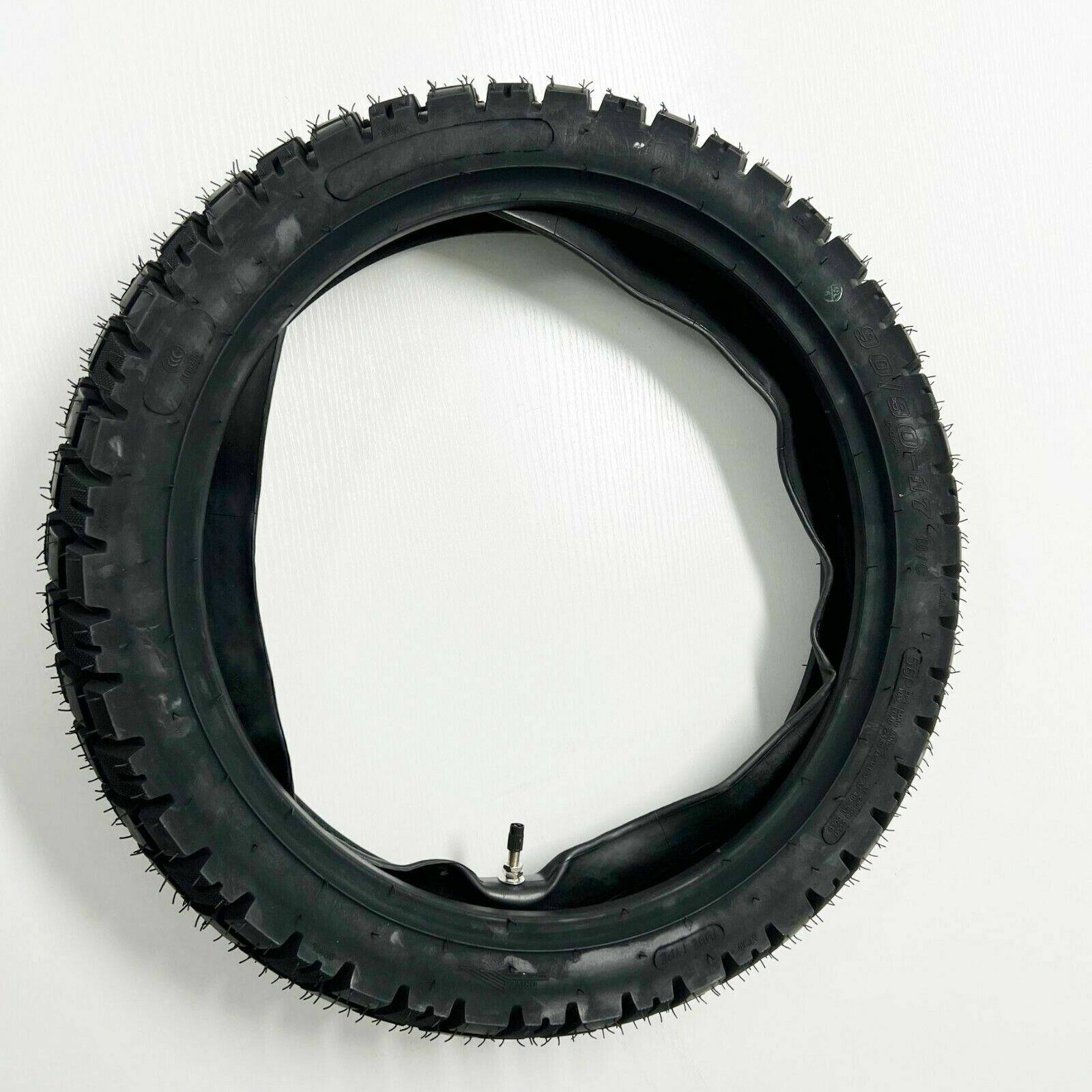 2pcs 90/90-17" Tyre Tire with Inner Tube For Motorcycle Dirt Bike Motorbike - TDRMOTO