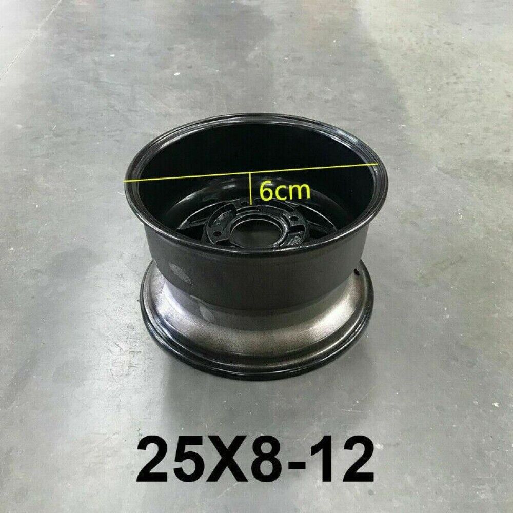 2pcs 25x8-12" & 2pcs 25x10-12" ALLOY Rim For Quad ATV Buggy Off Road Farm Dirt Bike