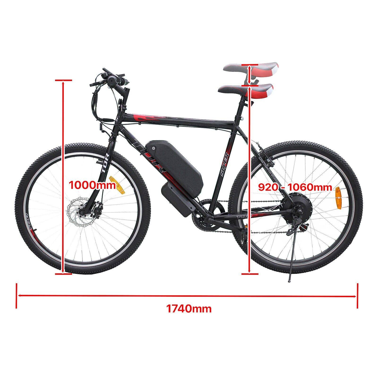 48V 750W 27.5 MOUNTAIN EBIKE E MTB BICYCLE With Downtube 13AH BATTERY