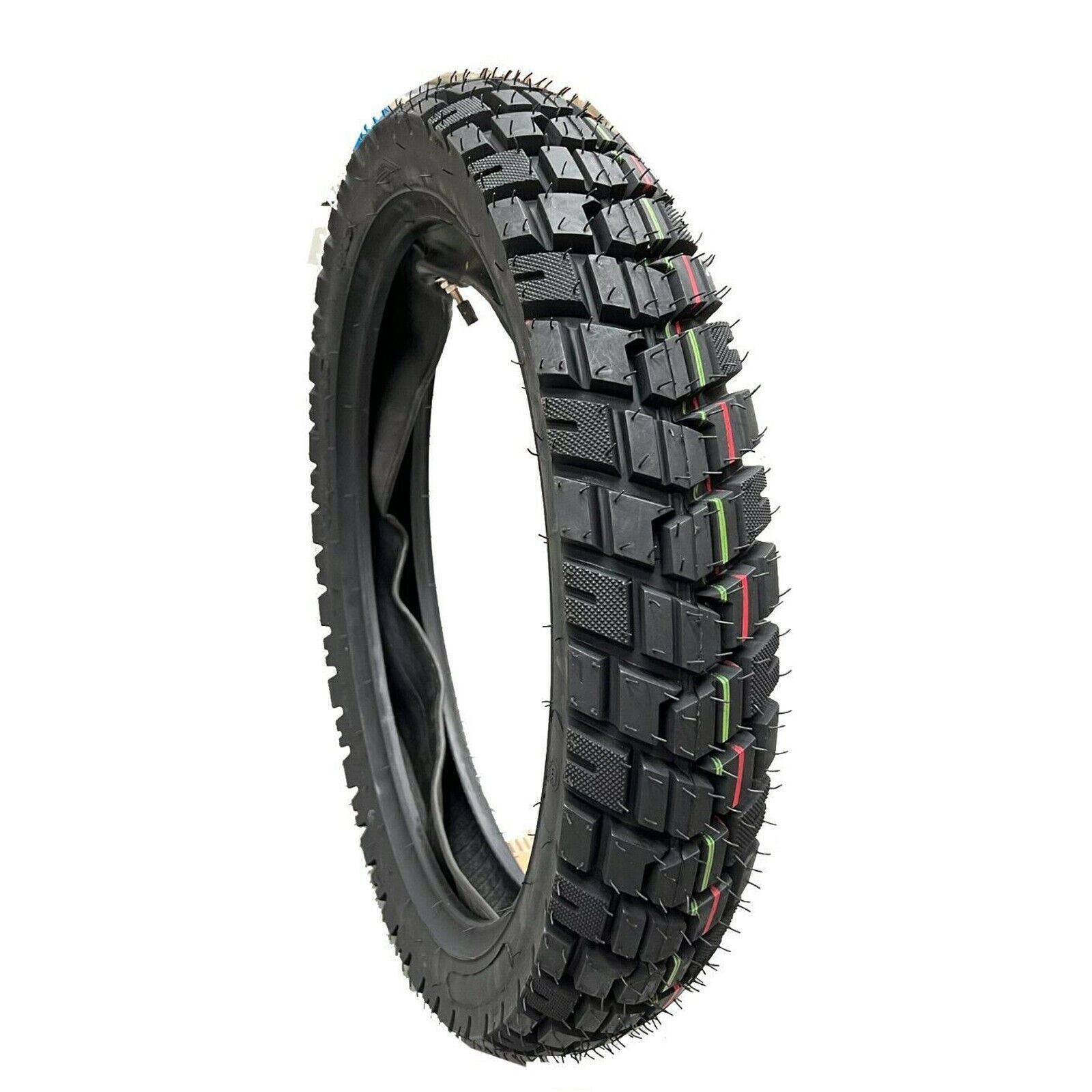 90/90-17" Tyre Tire Motorcycle Tyre with Inner Tube - TDRMOTO