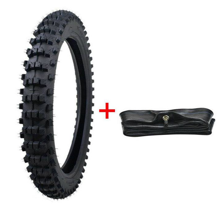 70/100 - 17" inch Front Knobby Tyre Tire + Tube PIT PRO BIGFOOT Trail Dirt Bike - TDRMOTO