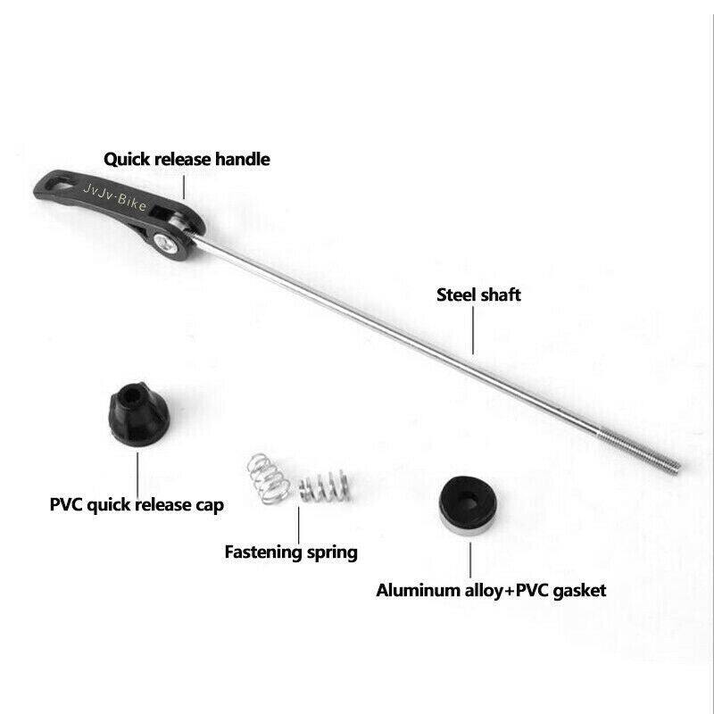 Quick release skewer store mountain bike