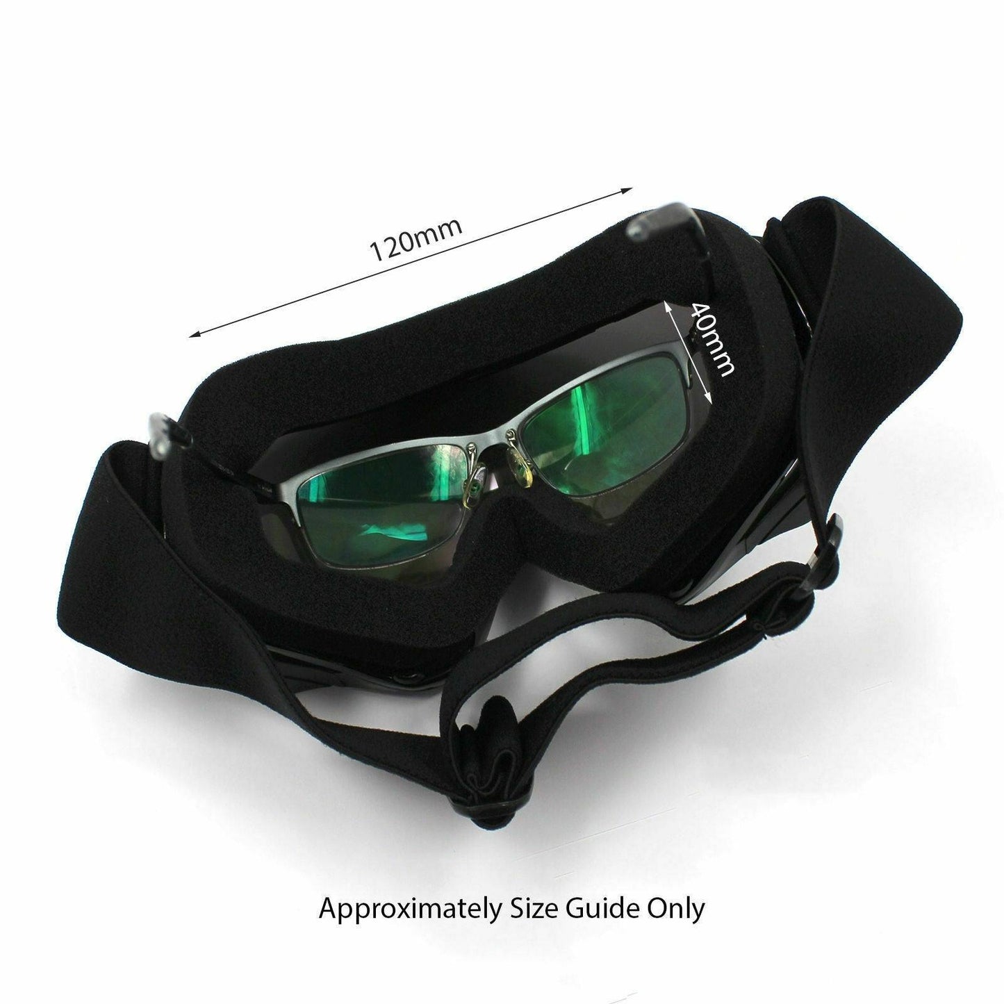 CSG Adult Orange Goggles Tinted Lens Anti Fog For Motocross MX Sports Snow Skiing - TDRMOTO