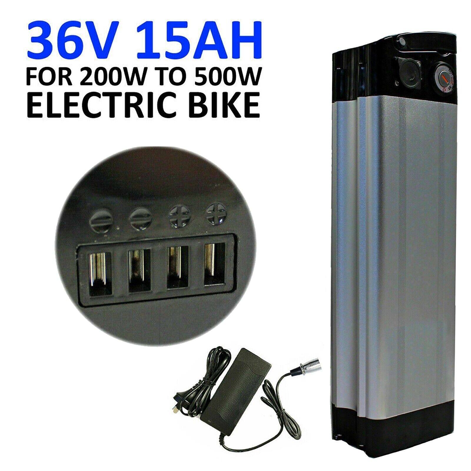 Batterie Silverfish lithium-ion pour vélo électrique, 1000W 36V