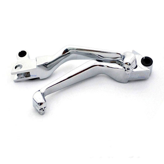 Clutch Brake Chrome Lever Levers for Harley Davidson Softail Sportster Dyna - TDRMOTO