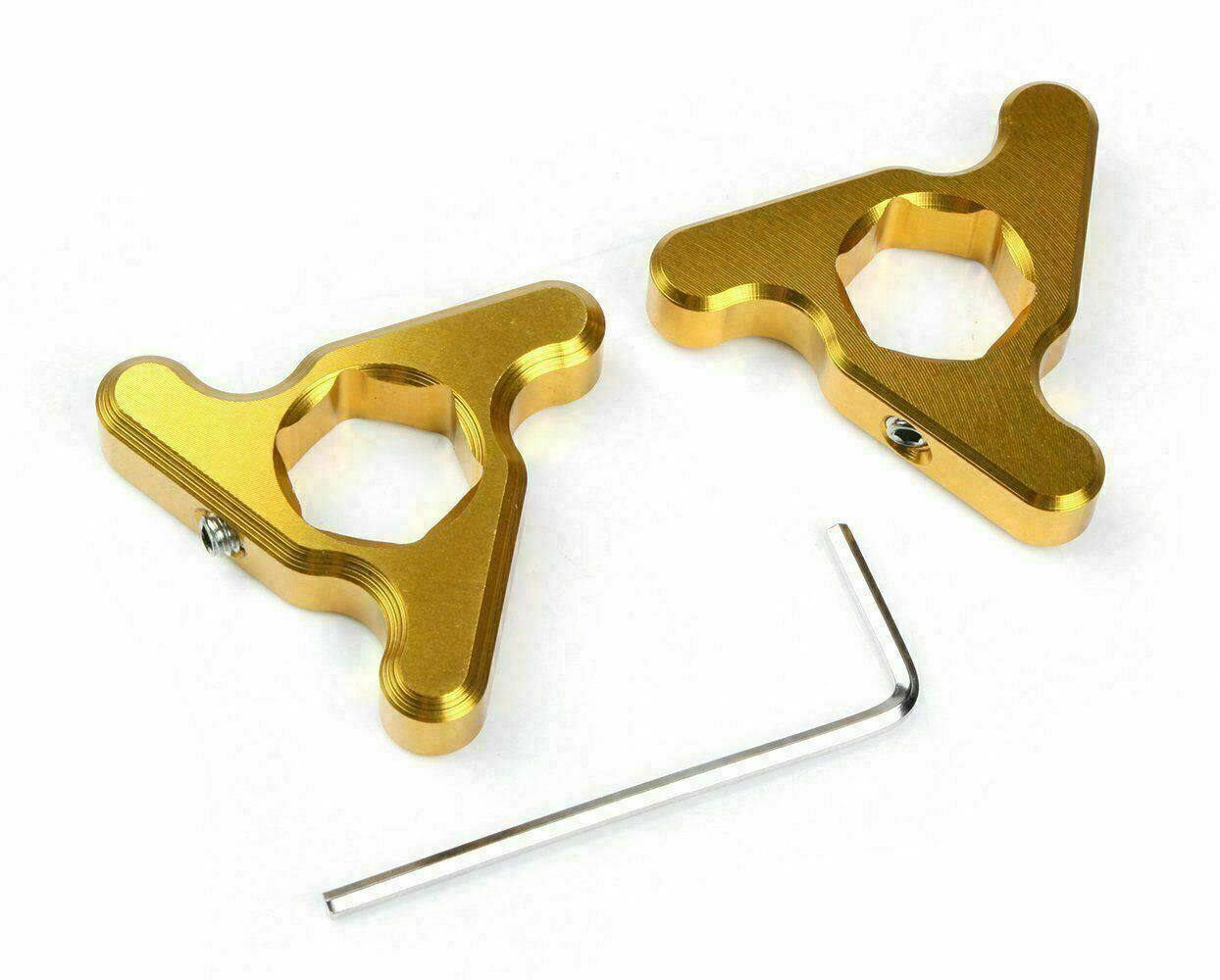 2x Motorcycle 17mm CNC Fork Preload Adjusters DUCATI 999 S/R + 749 S/R (03-06) - TDRMOTO