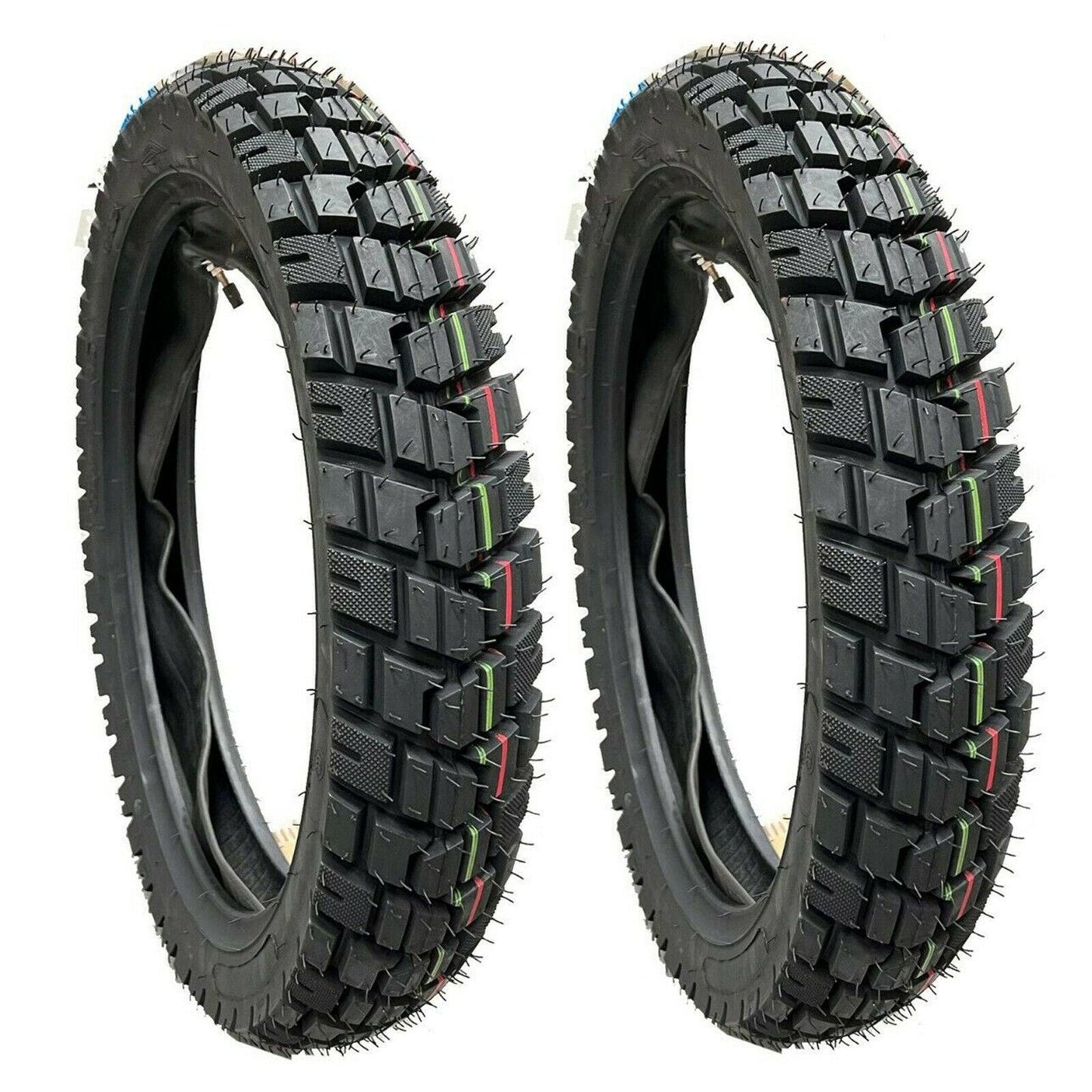 90/90-17" Tyre Tire Motorcycle Tyre with Inner Tube - TDRMOTO